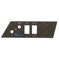 Bass CAT Boat Blank Switch Panel 1203374B - Carbon Fiber