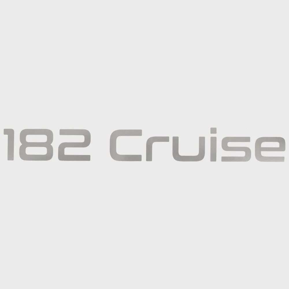 Lowe Boat Model Decal 2395281 - 182 Cruise Silver Vinyl Sticker