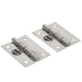 Gemlux Boat Hinges - 2 X 1 1/2 Inch Stainless Steel (pair)