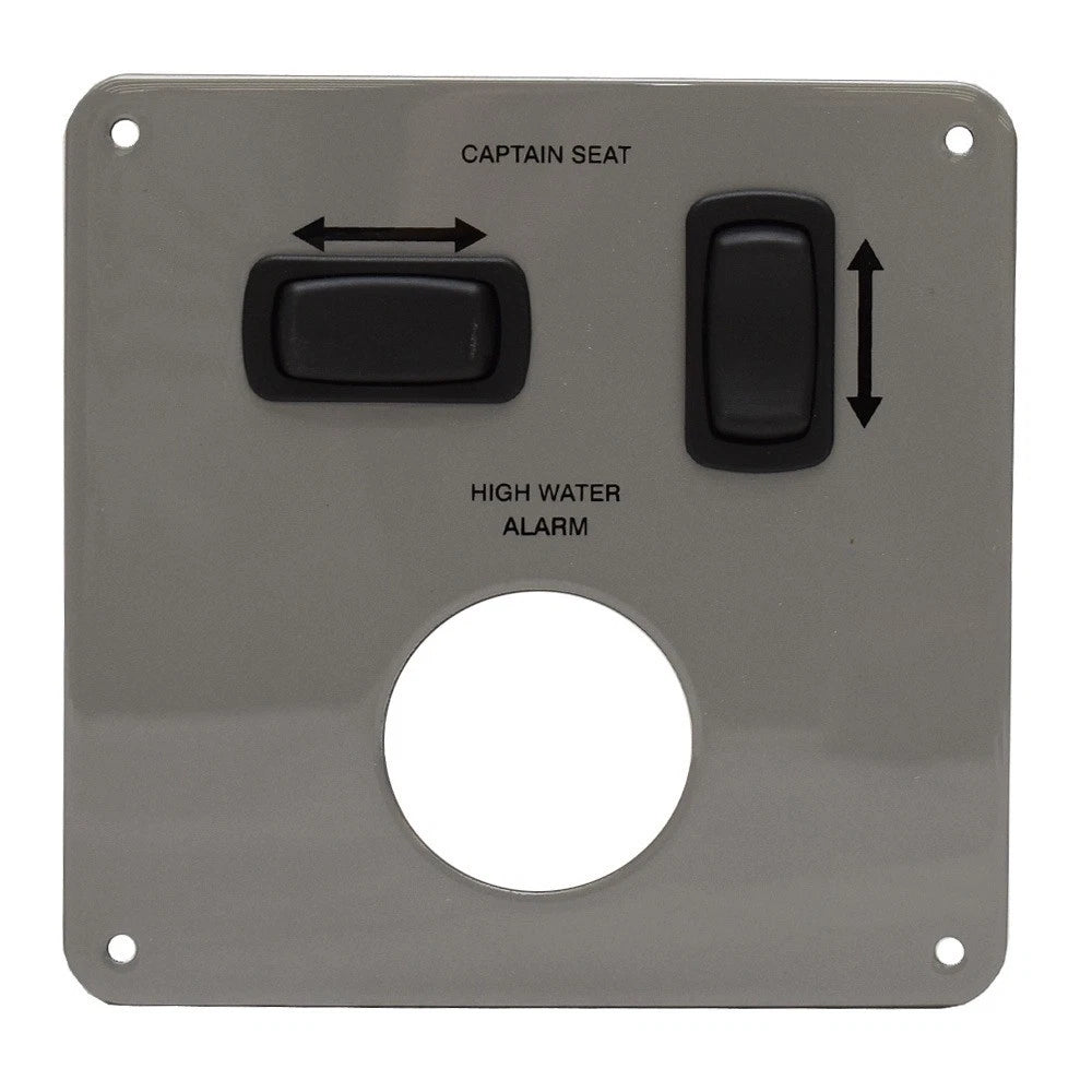 Regal Boat Captain Seat Control Switch Panel 446015 - Aluminum