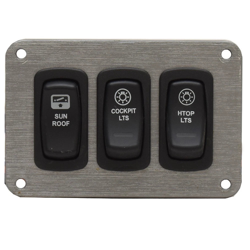 Regal Boat Switch Panel 211304 - 4 1/2 X 3 Inch Aluminum