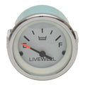 Mercury Boat Livewell Water Gauge 79-895298A41 - 2 Inch Silver White