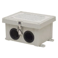 Fibox Boat Junction Box 92-000309 - Scout Gray Enclosure