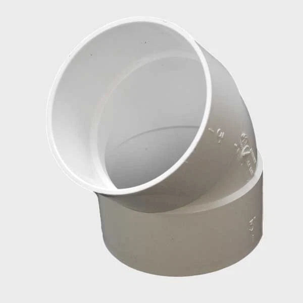 Canplas Boat Elbow Pipe 41-4183 - Tracker 3 Inch 45 Degree PVC