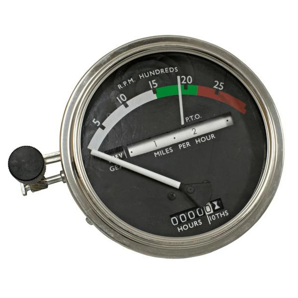 R6349 Tachometer - Red Needle Fits John Deere