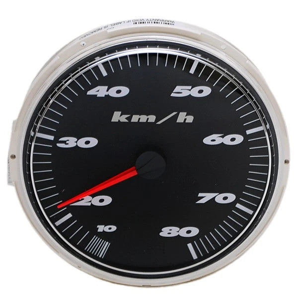 MasterCraft Boat Speedometer Gauge 3711006 - 80 Km/h 4 1/4 Inch Black