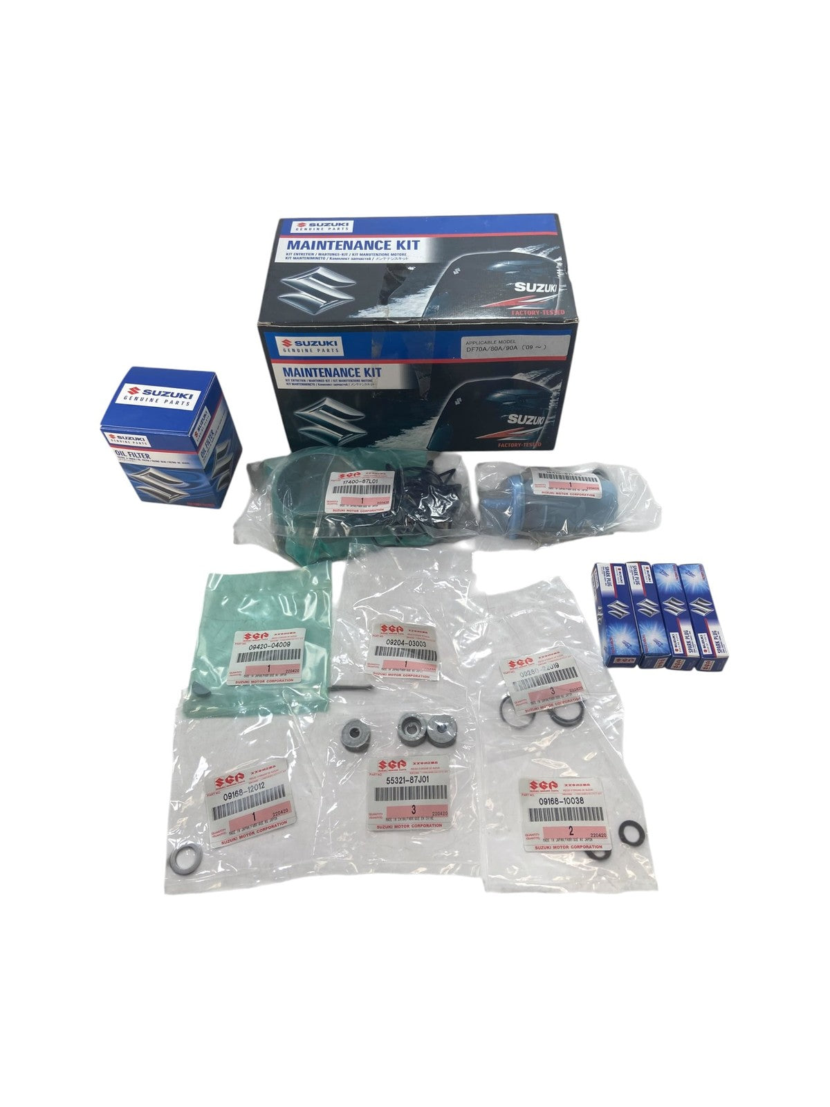 Suzuki 17400-87812, Maintenance Kit DF70A/80A/90A ('09 ) OEM