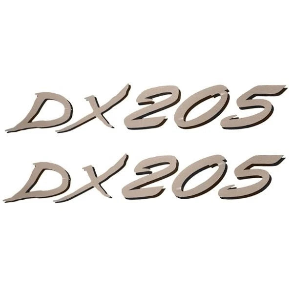 Glastron Boat Emblem Decal Sticker 0572650 - DX 205 Black (pair)