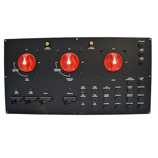 Boat Battery Panel - Switch Breakers