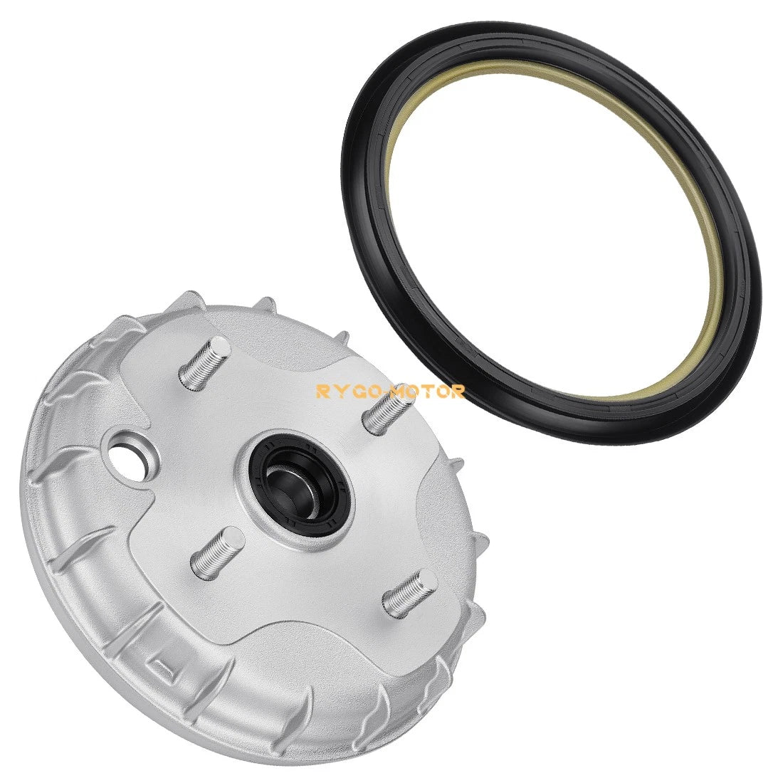 Front Brake Drum & Dust Seal for Honda Rancher 350 TRX350TE TRX350TM 2000-2006