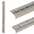 Boat Single Offset Hinge - 1 1/2 X 18 Inch 14 Gauge Stainless Steel