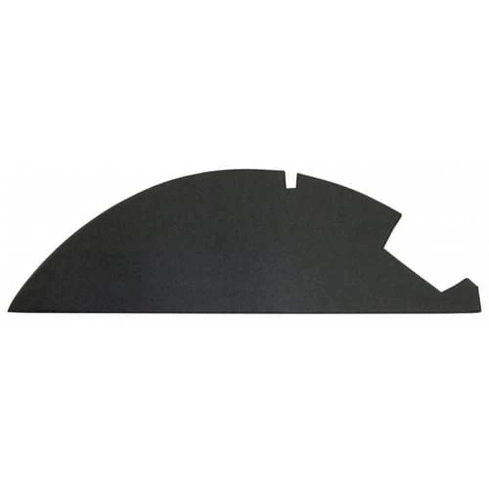 CR30HFP Front Headliner Piece, Black Vinyl with Plastic Back Fits John Deere