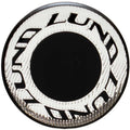 Lund Boat Steering Wheel Decal 1987735 - Raised Black Silver 1 5/8 Inch