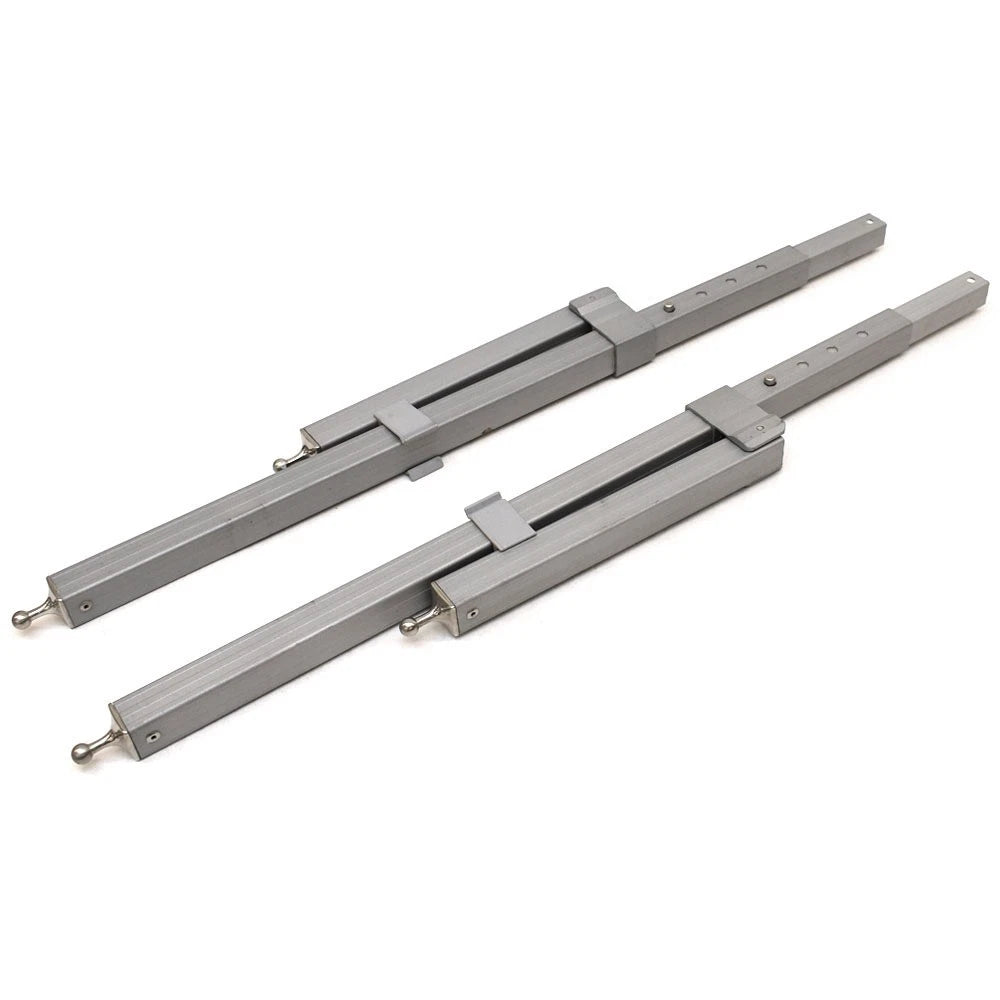 Pontoon Boat Bimini Stanchions - with Trailering Brackets (set of 2)