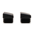 Tracker Boat Angled End Caps 201140 - 1 X 1 Black (pair)
