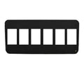 Hurricane Boat Blank Switch Panel 410425 - 2690 SunDeck 7 Inch Black
