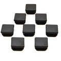 Caplugs Boat Square Cap Plug SQR 1 1/8-14-20 - 1 Inch Black (set of 8)