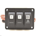 Crownline Boat Helm Switch Panel 241-04954-P - 330 Cruiser Black