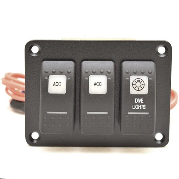 Crownline Boat Helm Switch Panel 241-04954-P - 330 Cruiser Black