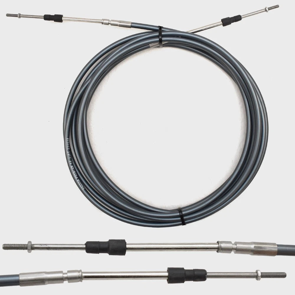 Yamaha Boat Premier II Steering Control Cable MAR-CABLE-22-B K - 22Ft