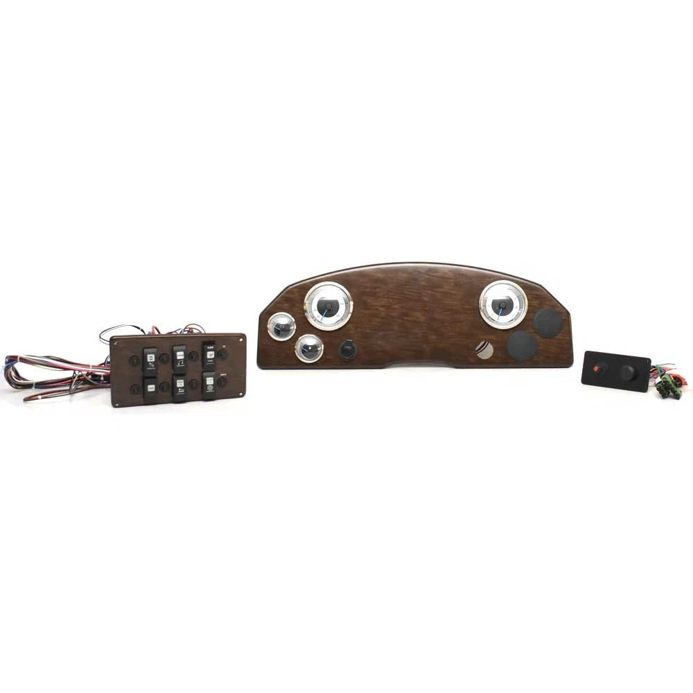 Smokercraft Boat Dash Panels 14814 - with Faria Gauges (3PC Kit)