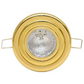 ITC Marine Boat Flush Overhead Light 81926-BR - Rinker 4 Inch Brass