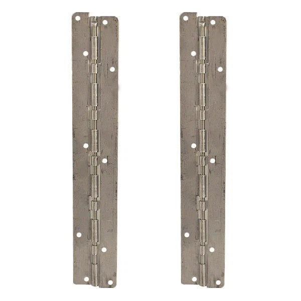 Boat Piano Slide Hinge - 16 Gauge Stainless Steel (pair)