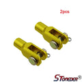 STONEDER 2x Motorcycle Rear Brake Rod Connecting Fork Clevis Adjustment Nut