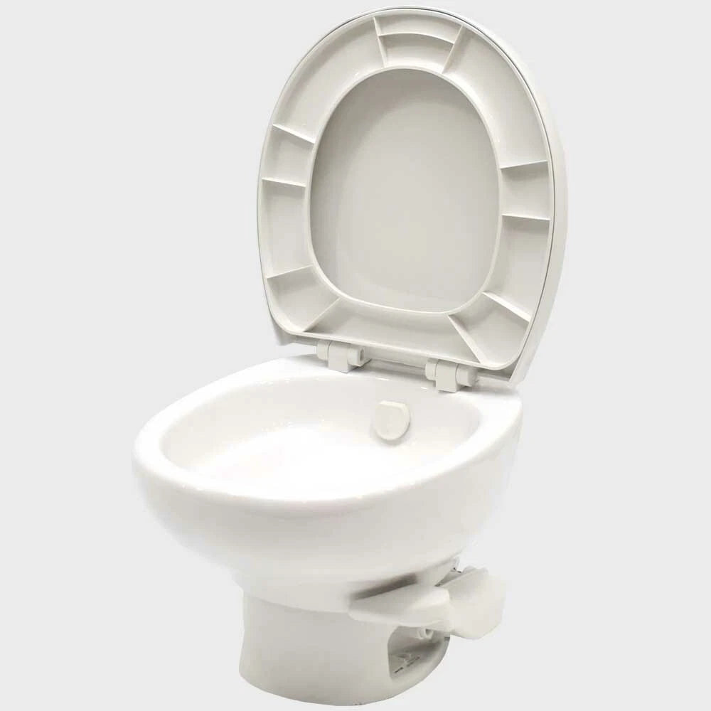 Thetford Boat Gravity-Flush Toilet 42059 - AquaMagic II White Ceramic