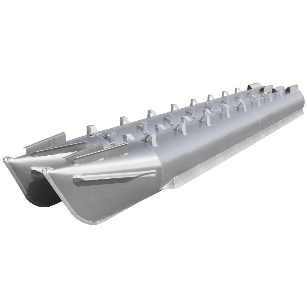 Pontoon Log Boat Float Tubes with Strakes - 22 FT X 25 Inch (Set-2)