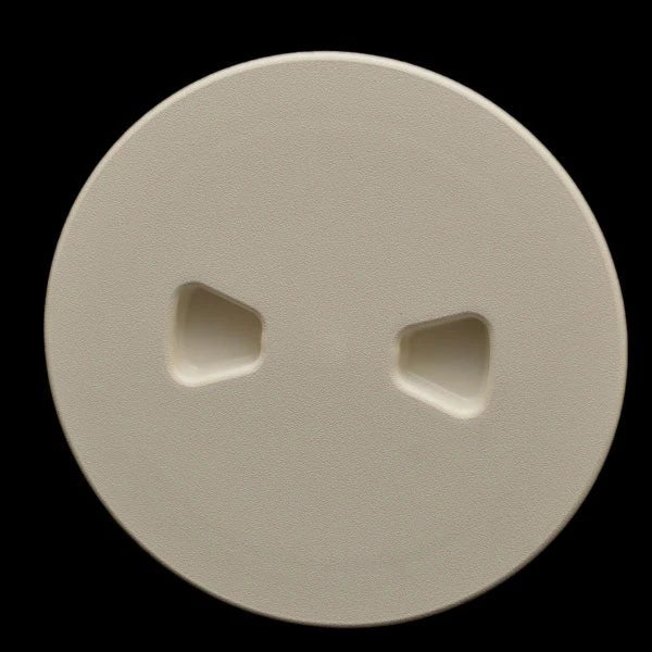 Tracker Boat Deck Access Plate 92827 - 10 Inch White Twist Off