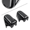 Black Bar Shield Rear Axle Covers Swingarm Cap for Harley Softail FLSTN 2008-up
