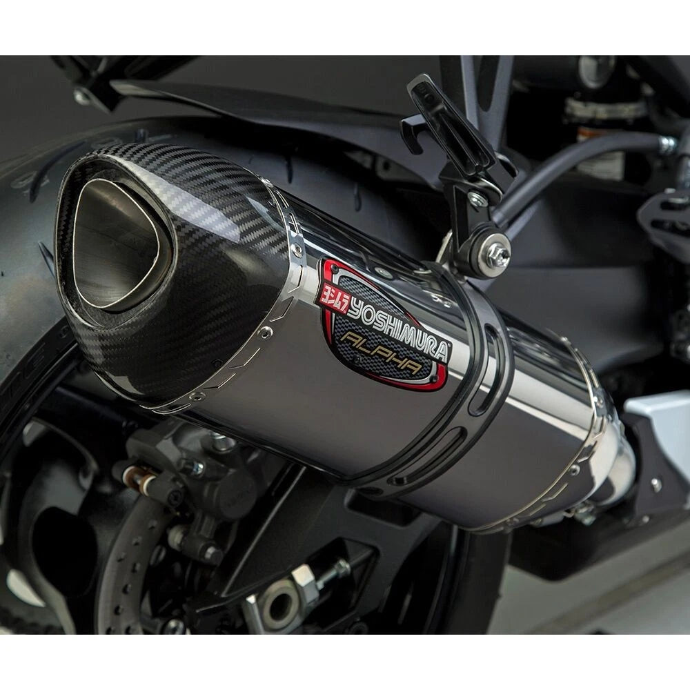 Yoshimura Alpha Stainless Slip on Exhaust for Suzuki GSX-R600 2011-2021