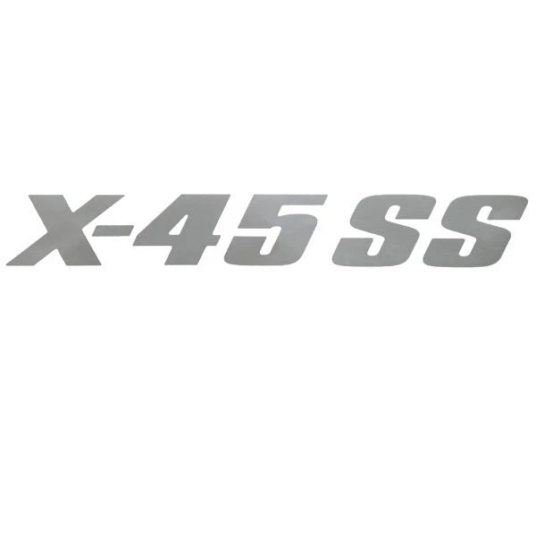 MasterCraft Boat Windshield Decal 7506308 - X-45 SS Silver 14 1/2 Inch