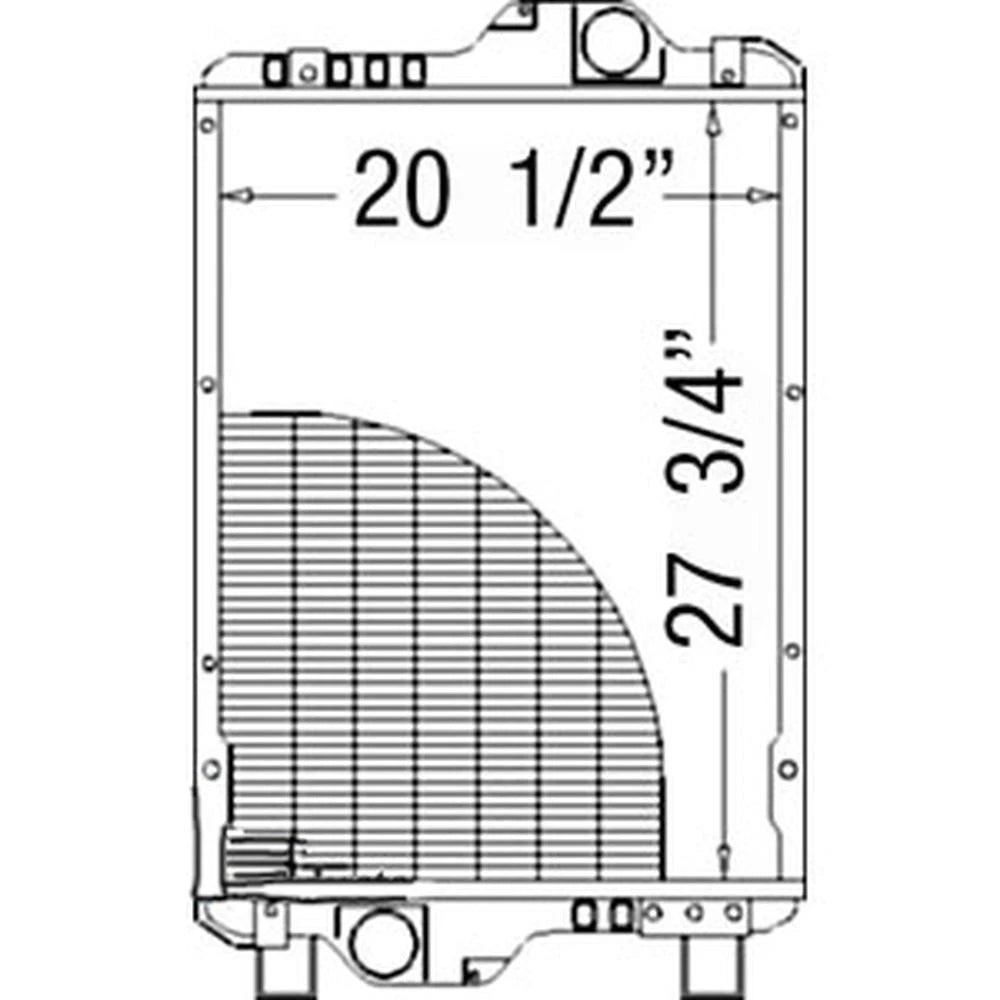 1706-6518 - Radiator Fits Case/Internati Onal Harvester