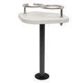 Boat Bar Cup Holder Table MI-012P-DG - with Paper Towel Holder 14 7/8 Inch
