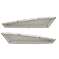 Axis Boat Bow Vent Grilles 3328088 - T23 Brushed Aluminum (set of 2)