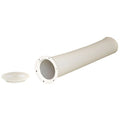 Scout Boat Deck Storage Tube - 4 1/2 Inch Plastic with Deck Plate