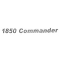 Crestliner Boat Model Decal 2083110 - 1850 Commander Silver Sticker