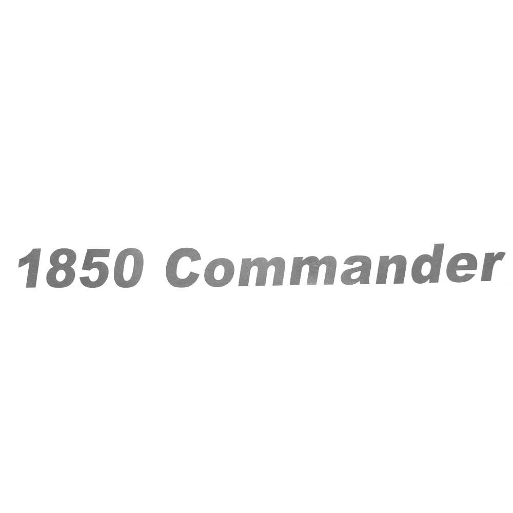 Crestliner Boat Model Decal 2083110 - 1850 Commander Silver Sticker
