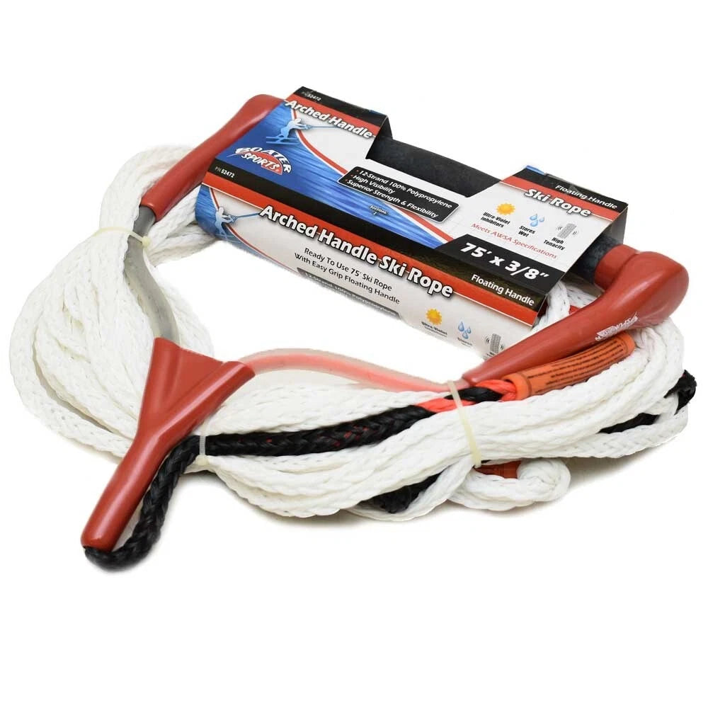 Boater Sports Boat Ski Rope 52472 - with Floating Arched Handle 75 Ft
