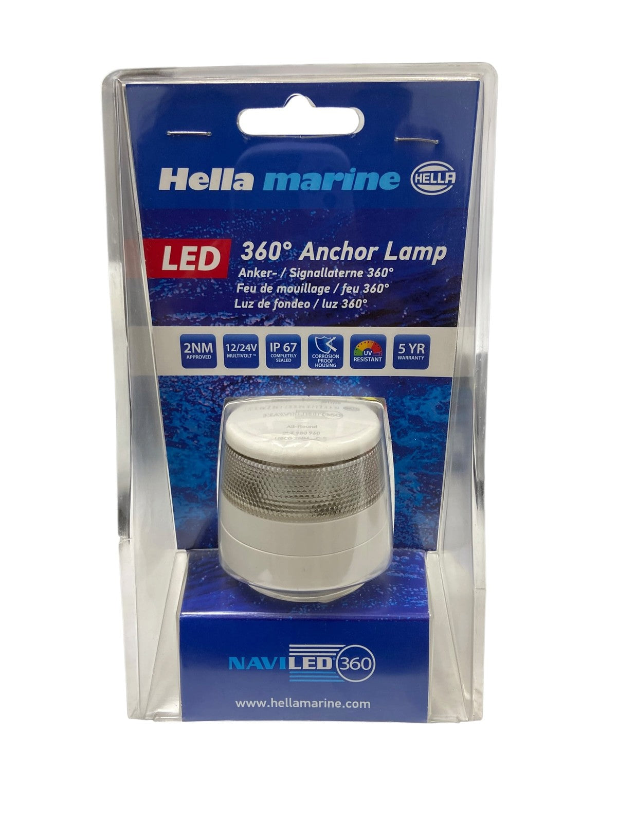 Hella Marine Naviled 360 Compact All-round Navigation - Anchor Lamp 2nm LED