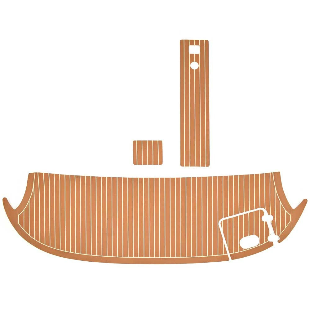Four Winns Boat Non-Skid Mats 030-1915 - Swim Platform Tan White (4PC)