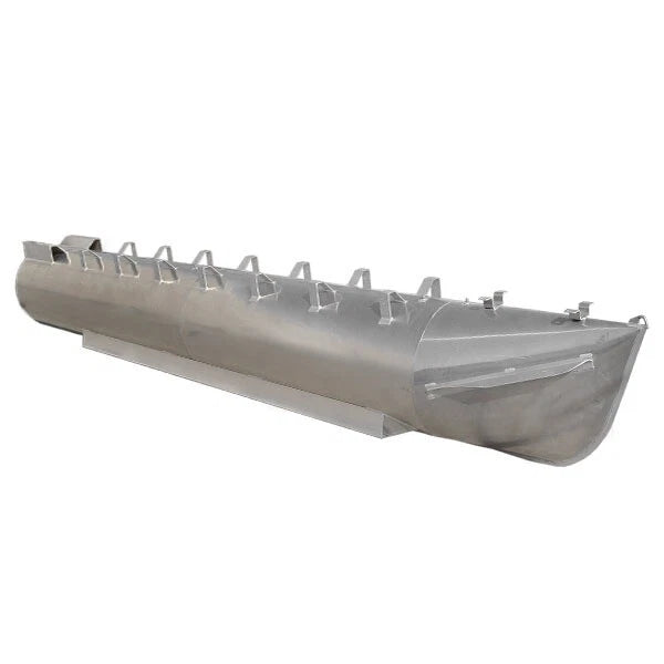 Pontoon Boat Float Log Tube - with Strake 21 FT X 25 Diameter Aluminum