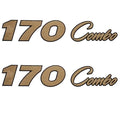 TRACKER 170 COMBO 10 1/2 in BOAT DECAL - STICKER PAIR