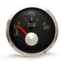 Faria Boat Temperature Gauge GP4100A - 2 Inch Silver Black