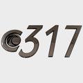 Bryant Boat Raised Model Decal U37966-02 - Emblem 317 Chromax Pewter