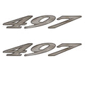 Cruisers Yachts Boat Model Decals V2177700 - 497 Silver Stickers (pair)