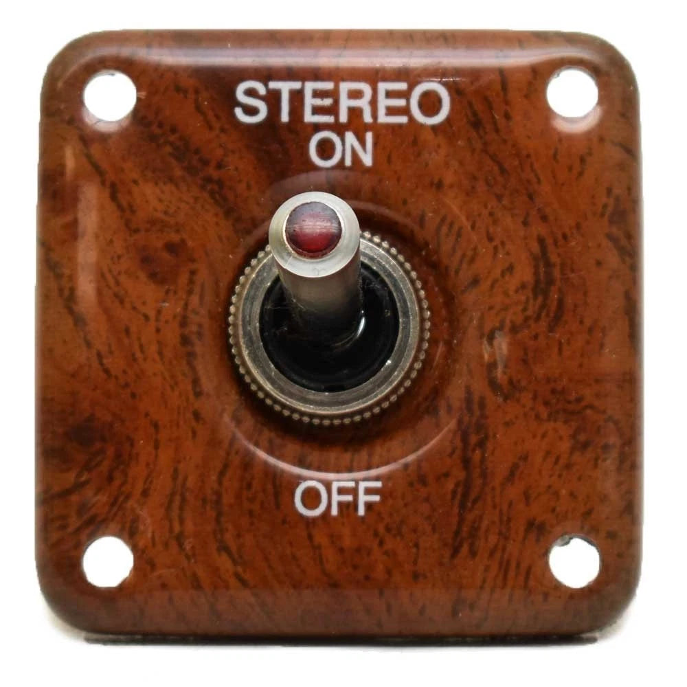 Carling Boat Toggle Switch Panel - Stereo 2 X 2 Inch 12 Volt