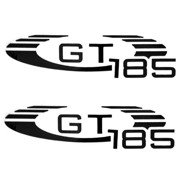 Glastron Boat Decal - Sticker 0573036 - GT 185 Black 5 1/4 Inch (pair)
